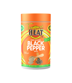 Pure Ground Black Pepper Spice - Tropical Heat
