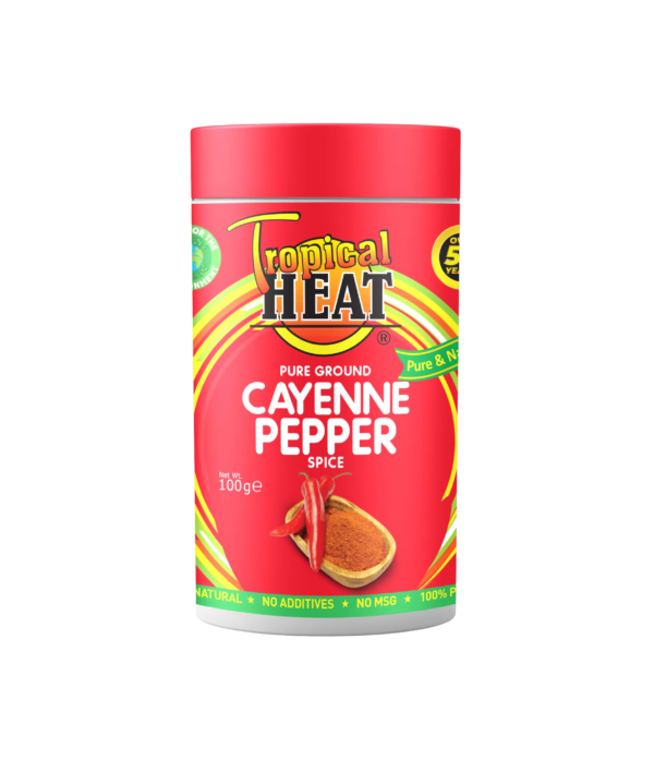 Pure Ground Cayenne Pepper Spice - Tropical Heat