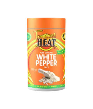 Pure Ground White Pepper Spice - Tropical Heat
